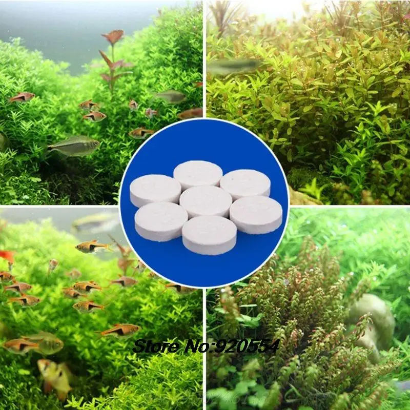 수족관 CO2 디퓨저 정제, 수조 이산화탄소 방출 보충제, 잔디 성장 수족관 액세서리, 3 봉지