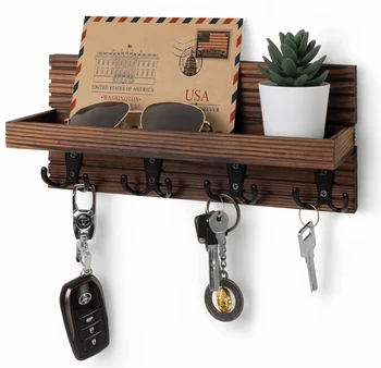Rustic Wooden Key Holder 1