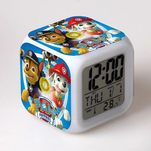 ondersteboven verwijzen hospita Digital Table Clock Paw Patrol Children - 3d Lamp Anime Figure/ornaments  Figure - Aliexpress