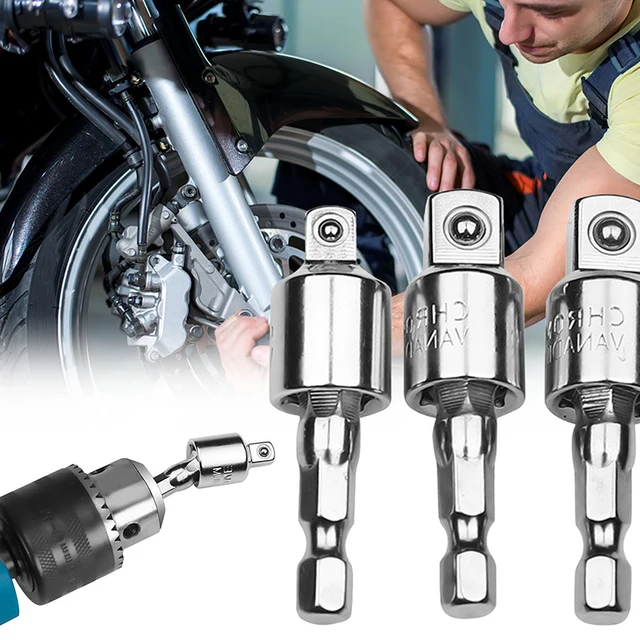 Electric Drill Socket Adapter Socket Wrench Set Hexagon Shank Square