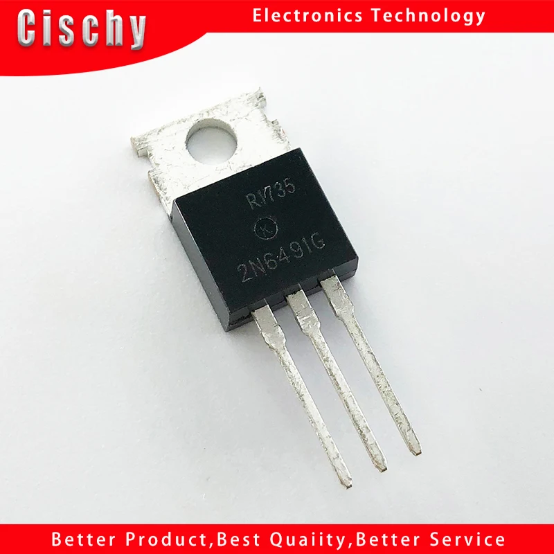 

10pcs/lot 2N6491 2N6491G PNP TO-220 original In Stock