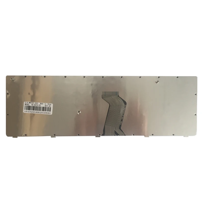 Teclado de Laptop Russo para Lenovo V570 V570c V575 Z570 Z575 B570 B570a B570e V580c B570g B575 B575a ru Preto - Imagem 5