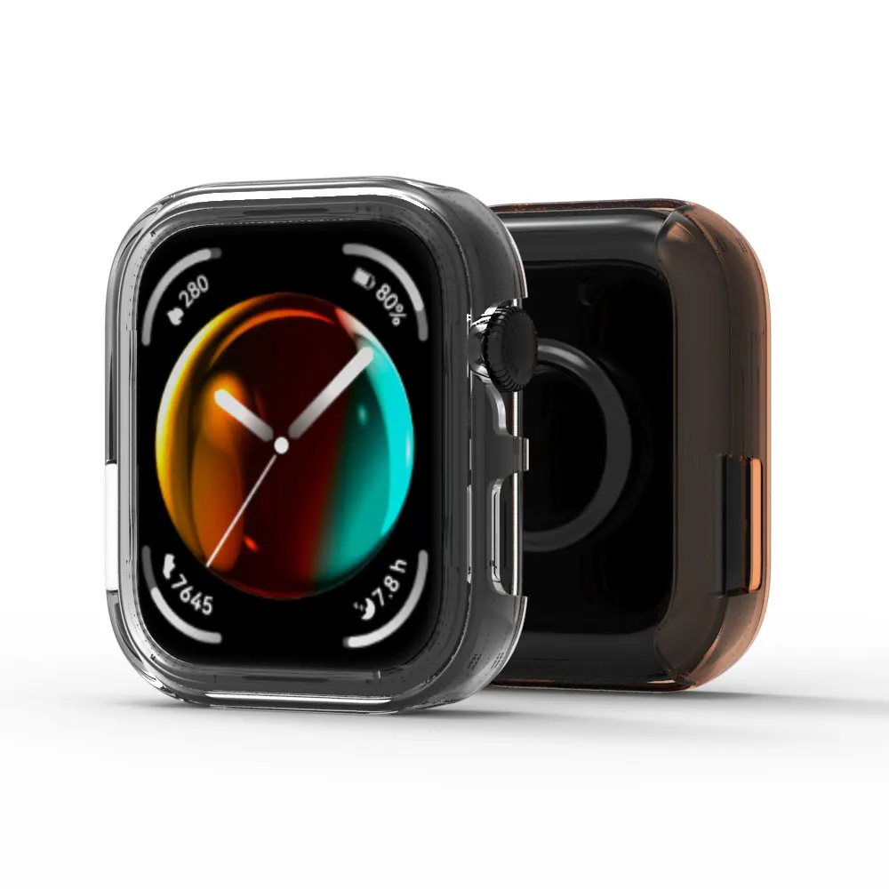 Huawei Watch Fit 3 케이스 용 TPU PC 보호대 시계 케이스 Huawei Fit3 액세서리 용 올라운드 범퍼 스크린 커버 케이스