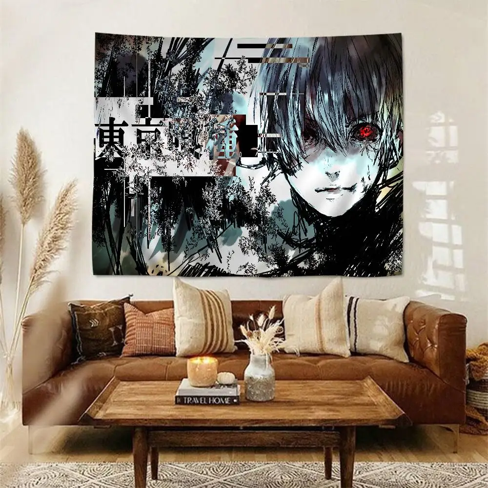 Tokyo Ghoul Anime Tapestry - Bohemian Home Decor & Divination Accent
