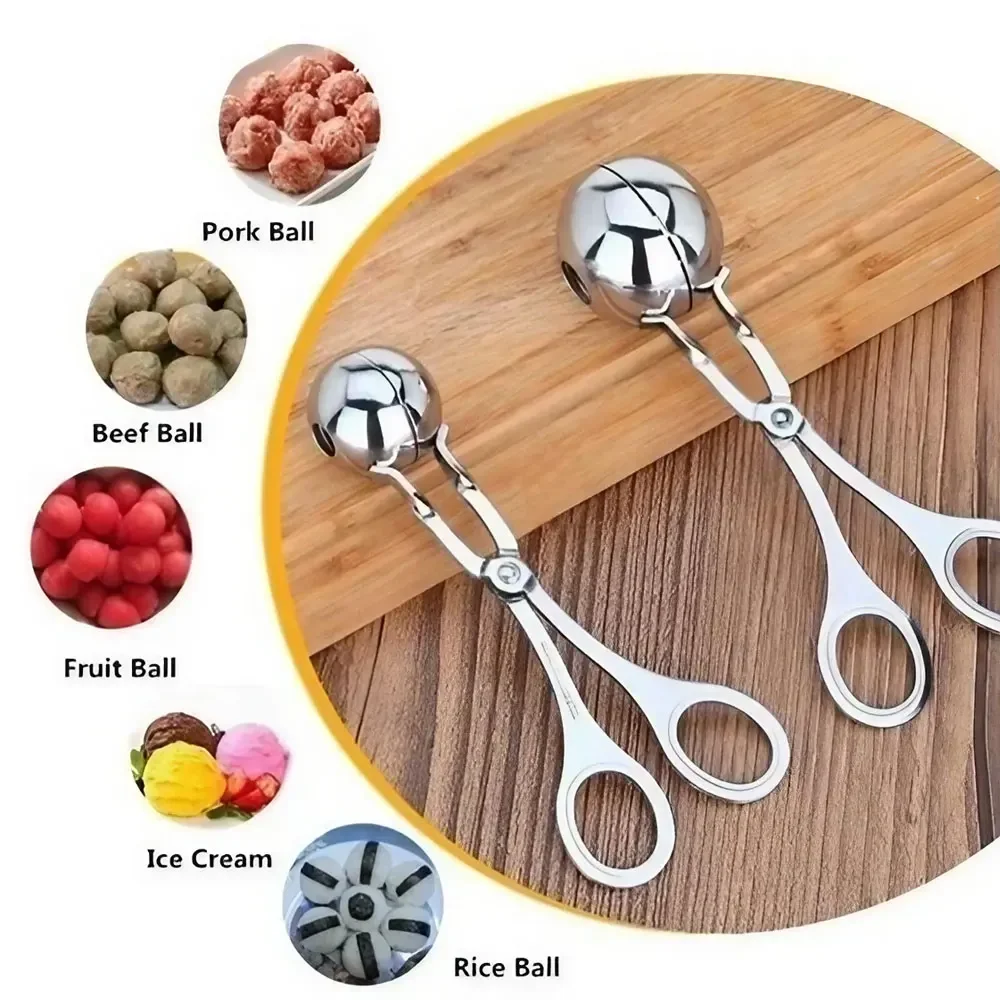 Multifunctional Meatball Machine 304 Stainless Steel Meatball Mold Meat Ice Cream Mold Stonego Kitchen Tools