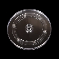 Acrylic 360° Rotating Display Stand - Transparent Swivel Base (150mm)