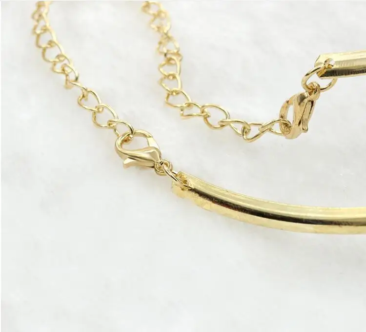Collana choker in acciaio inossidabile gioielli donna moda_voghion.com