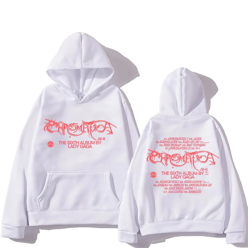 Lady Gaga Hoodie Lady Gaga Long-sleeved Gothic Fleece Sweatshirts