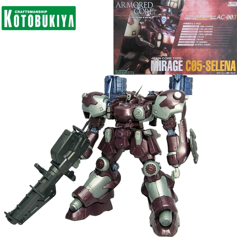 

Genuine VI-04 ARMORED CORE 1/72 MIRAGE C05-SELENA AC-003 Anime Action Figure Assembly Model Toys Collectible Gifts for Children