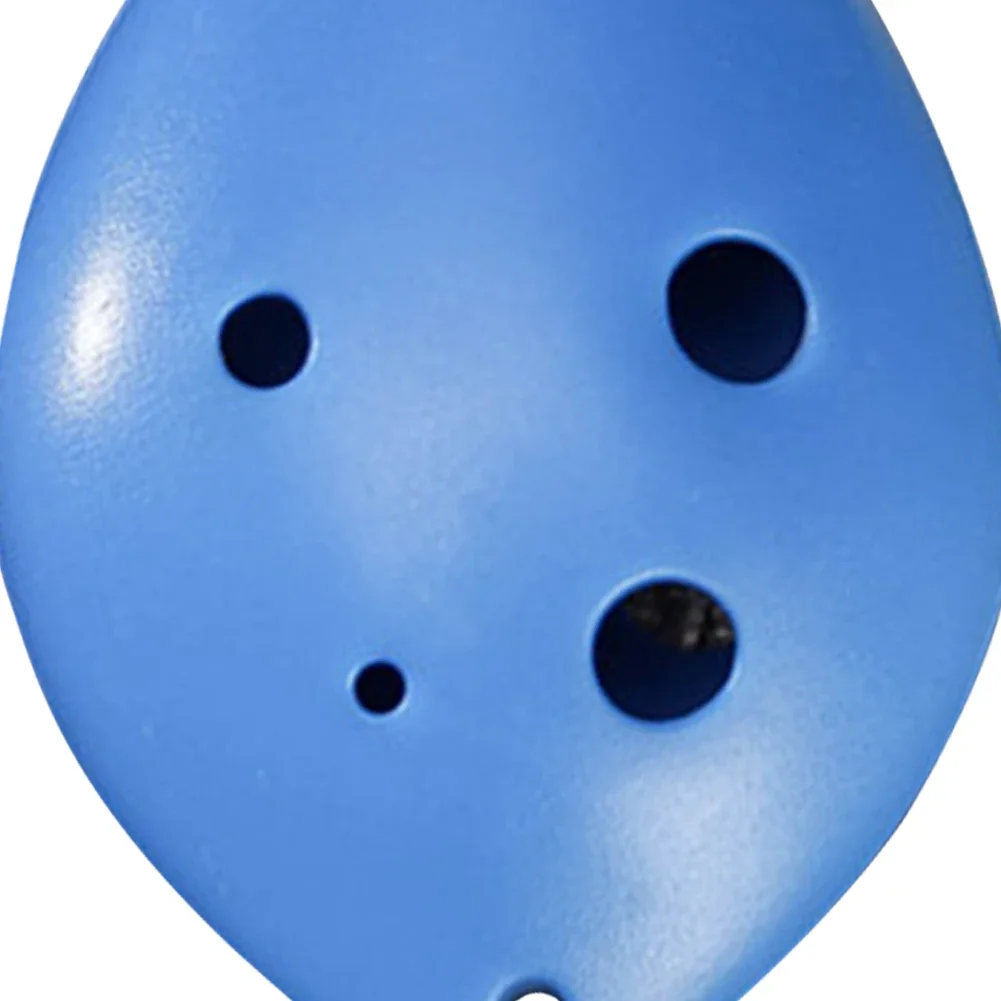 Ceramic Flute 6 Holes Portable Whistle Song Book Neck String Ocarina Musical Instrument Baby Child Gifts
