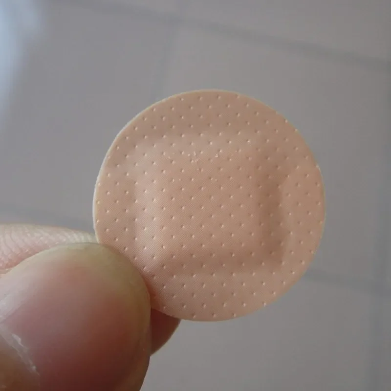 100pcs/set First Aid Round Skin Patch Waterproof Wound Plasters Adhesive Bandage Circle Band Aid Sterile Hemostasis Patch