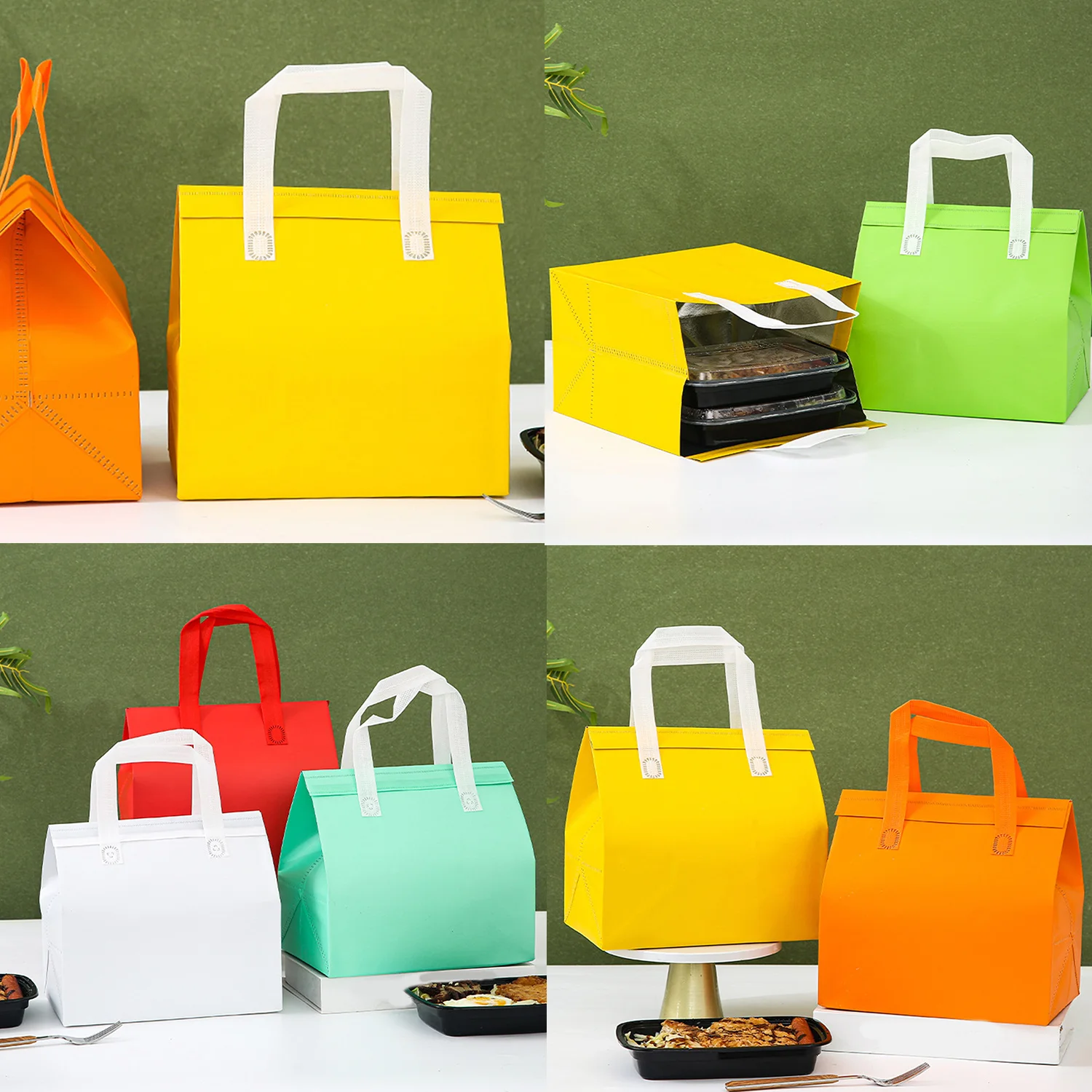 Portable Foldable Cooler Bag, Waterproof Aluminum Foil Thermal Box, Multifunctional Cak... - SKU FCB01346 - UGI Packaging