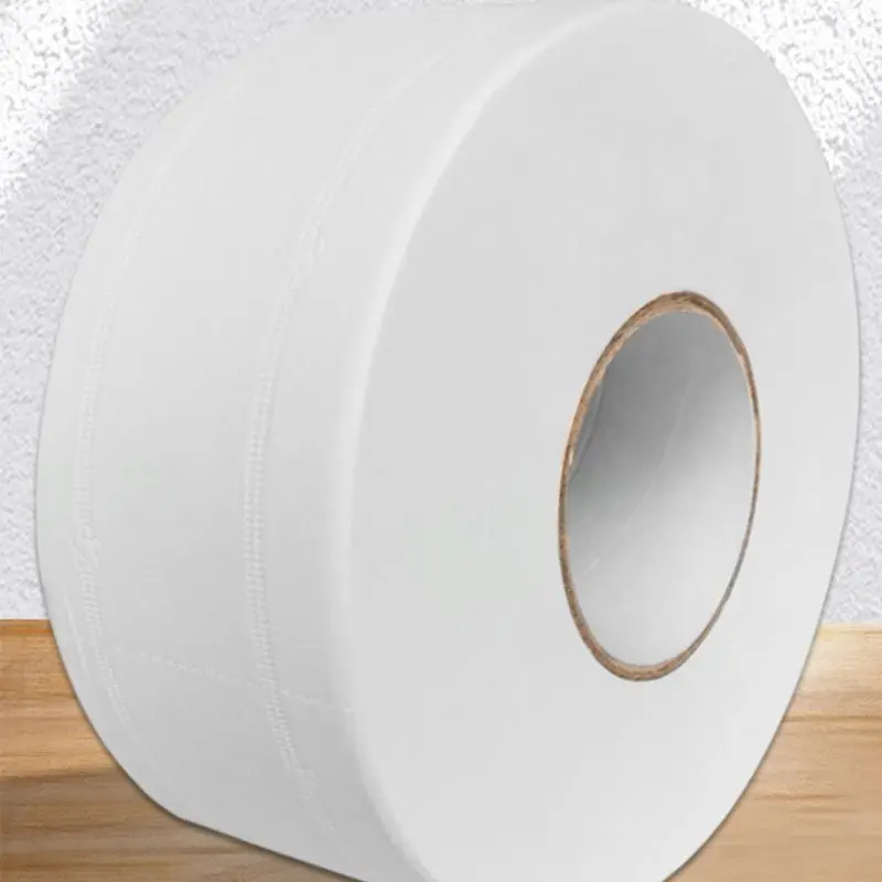 Toilet Roll Paper 21x9cm Thicken 4-Ply Large Jumbo Bath Tissue Floral Embossed No Fluorescent Agent Hand Towel