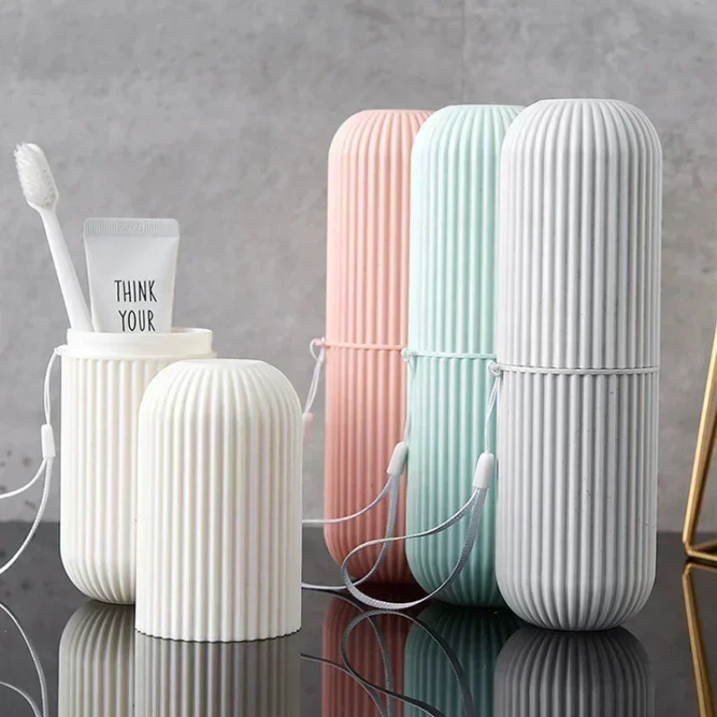 1-4Pcs Toothbrush Box Holder Cover Bathroom Accessories Travel Storage Dust-proof Case Portable Bathroom For Camping travel Toothbrush holder Toothbrush covers Toothbrush case Toothbrush storage box