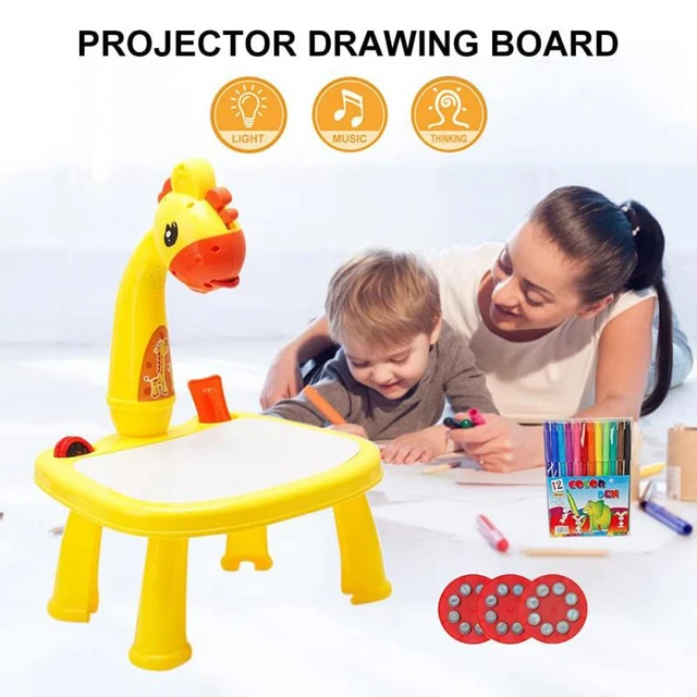 Smart Multi-Function Kid Projection Drawing Board Educational Children  Drawing Projector Table Smart Art Projector Kids Drawing - AliExpress