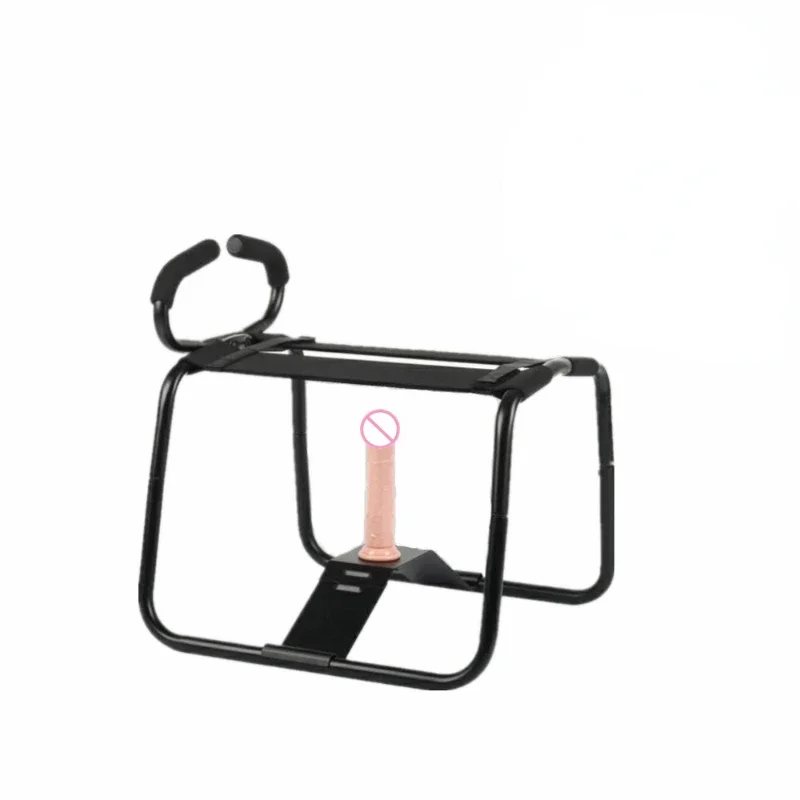 Sex Chair Penis Holder Sexo Accessories Female Masturbation Toy Erotic Toys Realistic Penis Holder Metal Frame Sex Furnitures