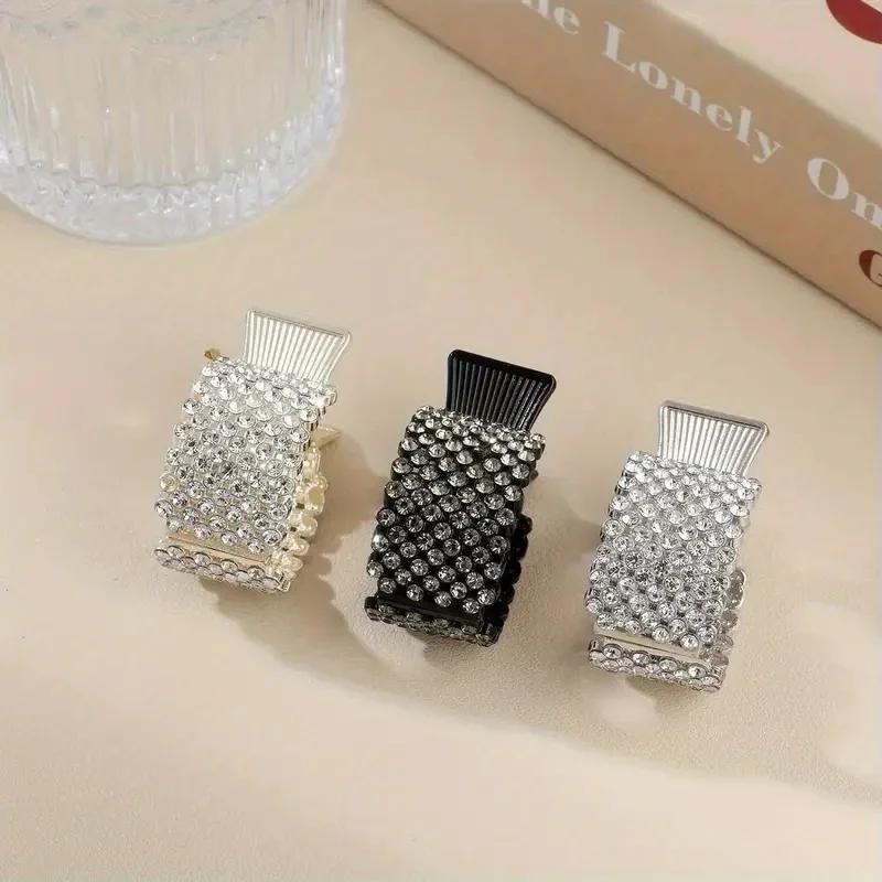 Elegante haarclip met sprankelende strass voor dames_voghion.com