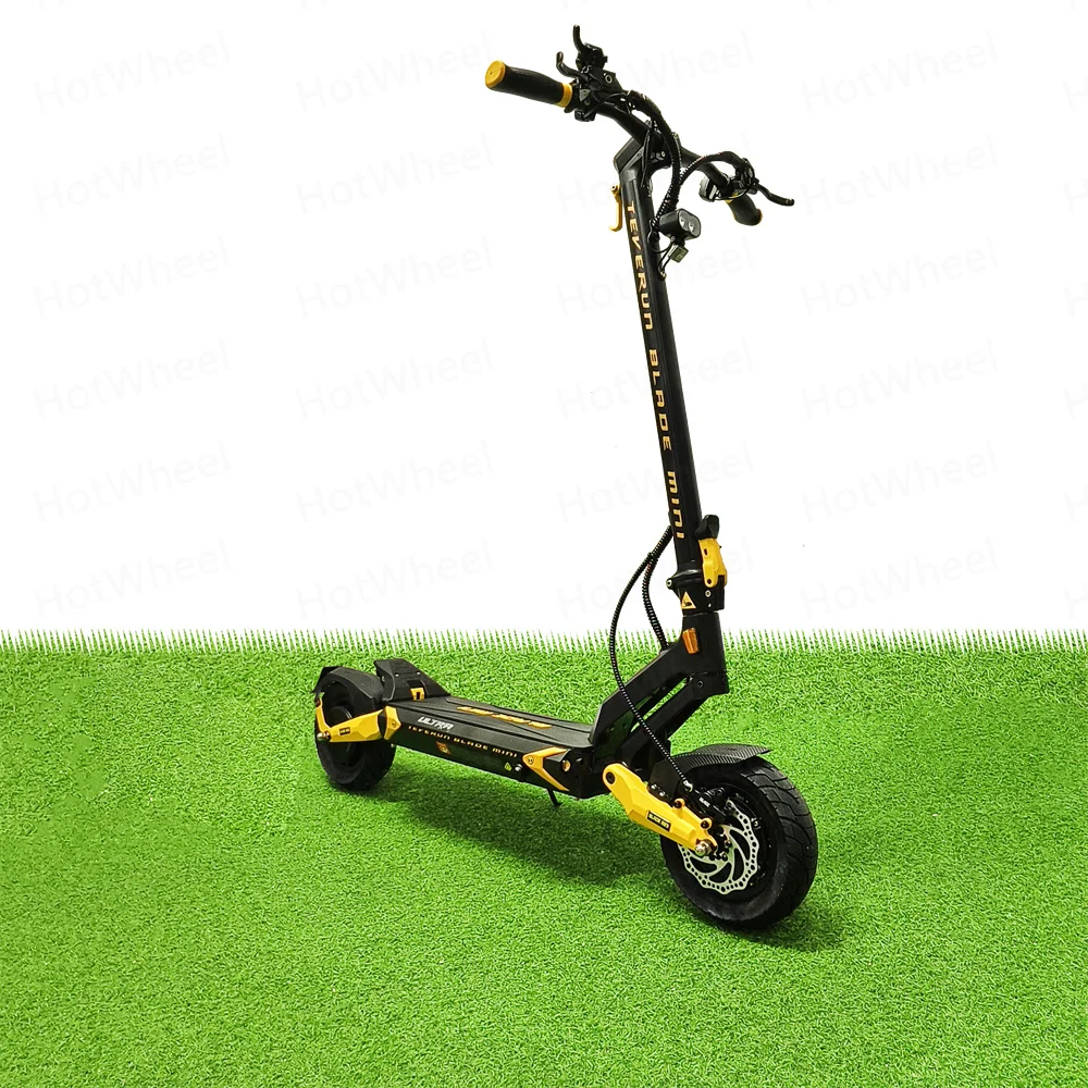 TEVERUN Blade MINI Ultra 1000W*2 Dual Motor 60V 27Ah Battery Build-in LED Display NFC Card 10inch Tubeless Range 100km Scooter