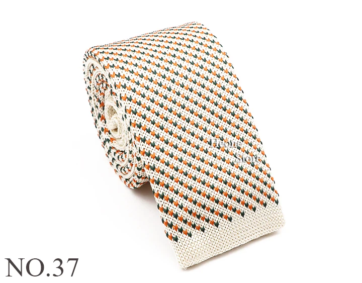 Neuheit Chic Gestrickte Krawatten Für Männer Frauen Rot Grün Grau Gewebte Krawatte Plaid Geometrische Muster Dünne Schlanke Schmale Winter Krawatte – Detail 38