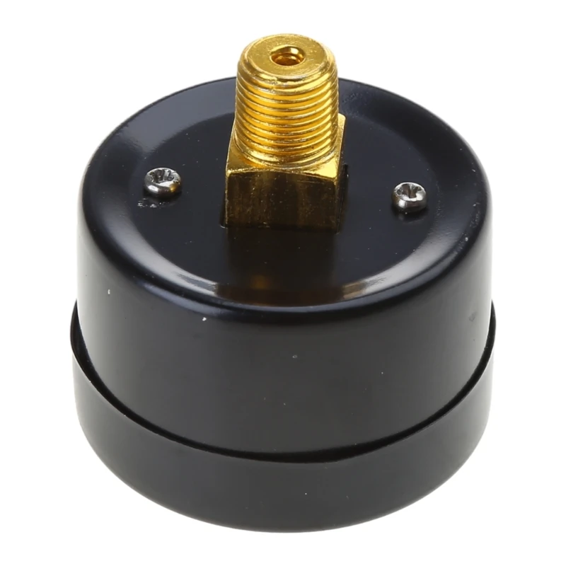 0~180PSI 0-12Bar Utility Air Pressure Gauge Fittings Connection for Air Compressor Water Oil Gas Diameter 4.2cm