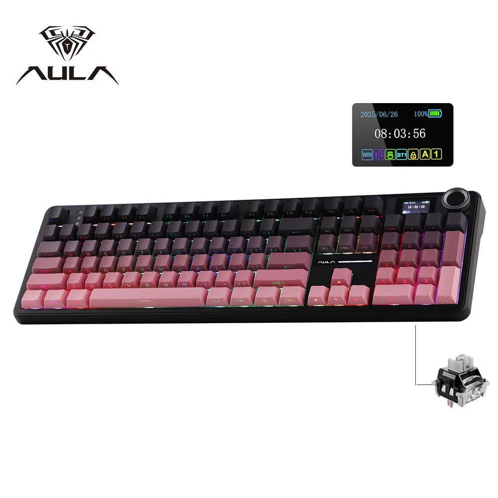 Aula F108 pro RGBバックライト メカニカルキーボード 本体 EPOMAKER X