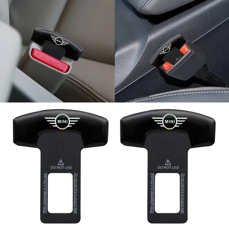 Car Safety Belt Clip Seat Belt Buckle Stoppers Plug Interior Accessorie