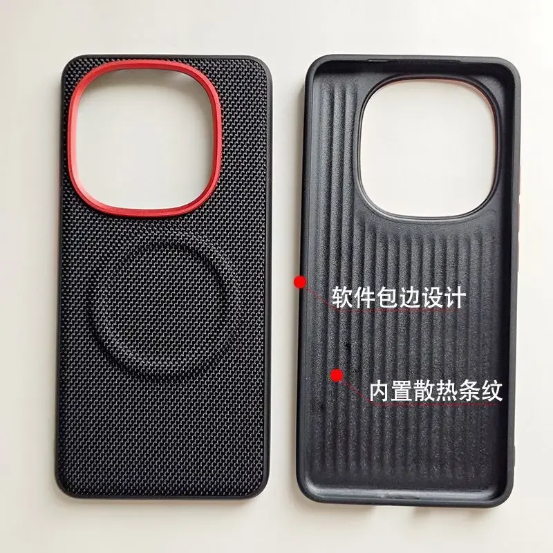Luxury PU Leather Magnetic Wireless Charging Protective Back Cover Case