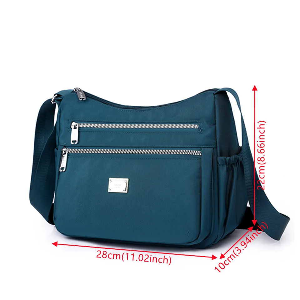 Women leisure Handbags nylon Women shoulder bags Travel tote Casual Solid shopper crossbody bags for women