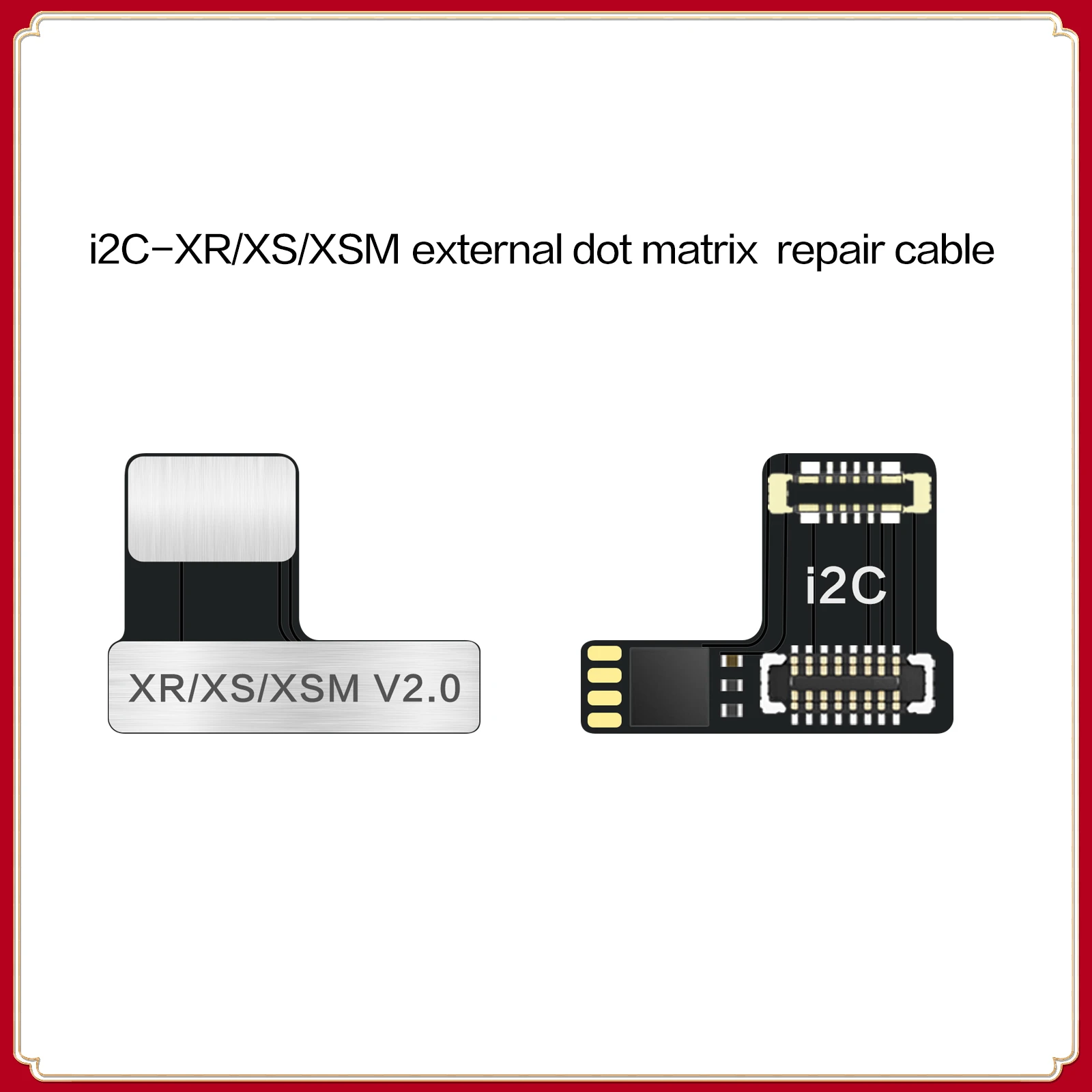 

I2C External Dot Matrix Flex Cable for iPhone XS-XR-XSM Apply to MC14 Dot Matrix Face Repair Device