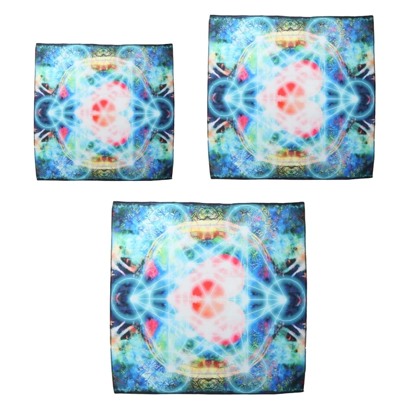Divinations Tablecloth Metatron Heart Astrologys Tarot Cards Tablecloth Altars Cloth Divinations Board Game Accessory