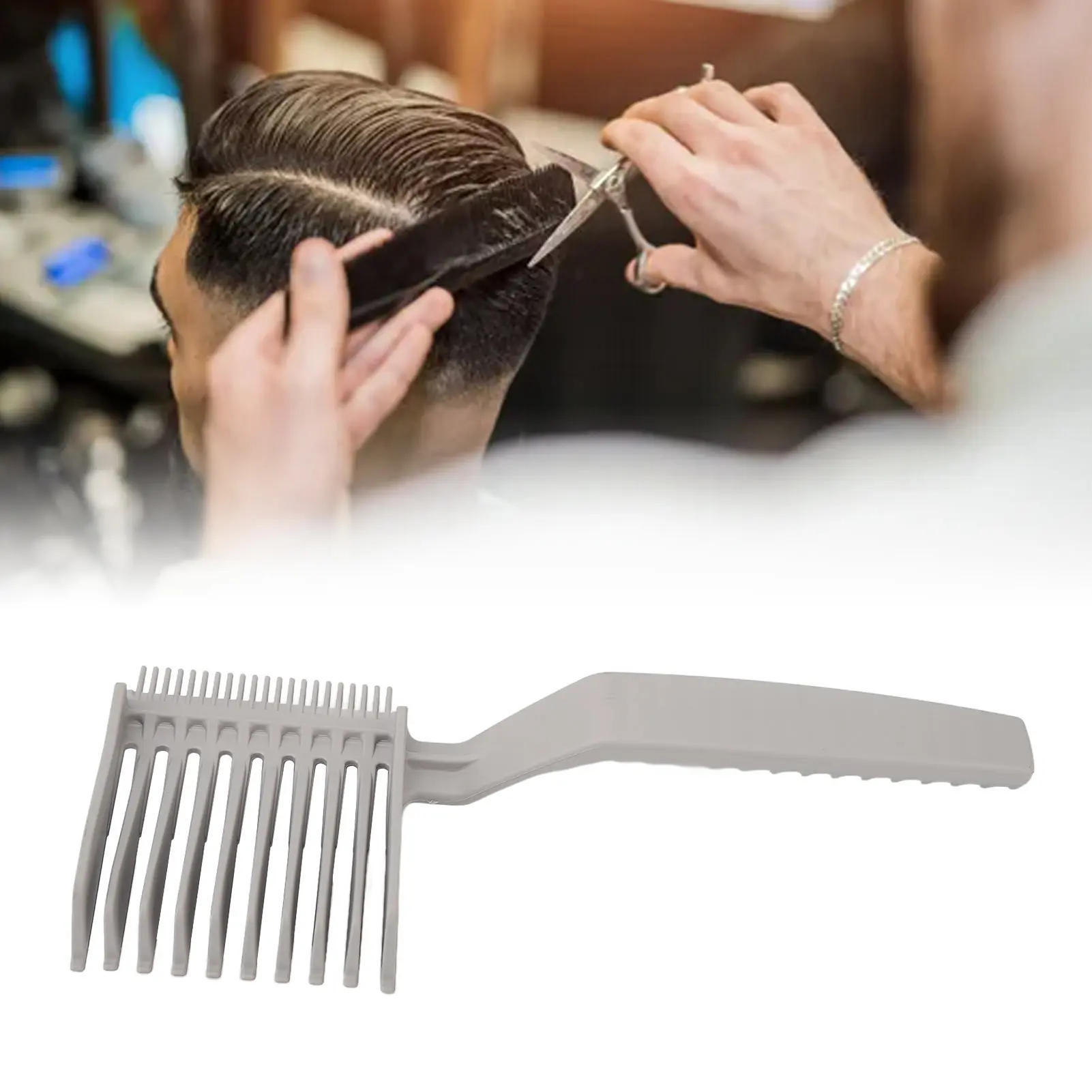Hair Styling Tool Mens Hairstyle Comb Styling Tools Flat Top Guide Comb Anti-static Haircut Clipper Hair Cutting Tool Professional Hair