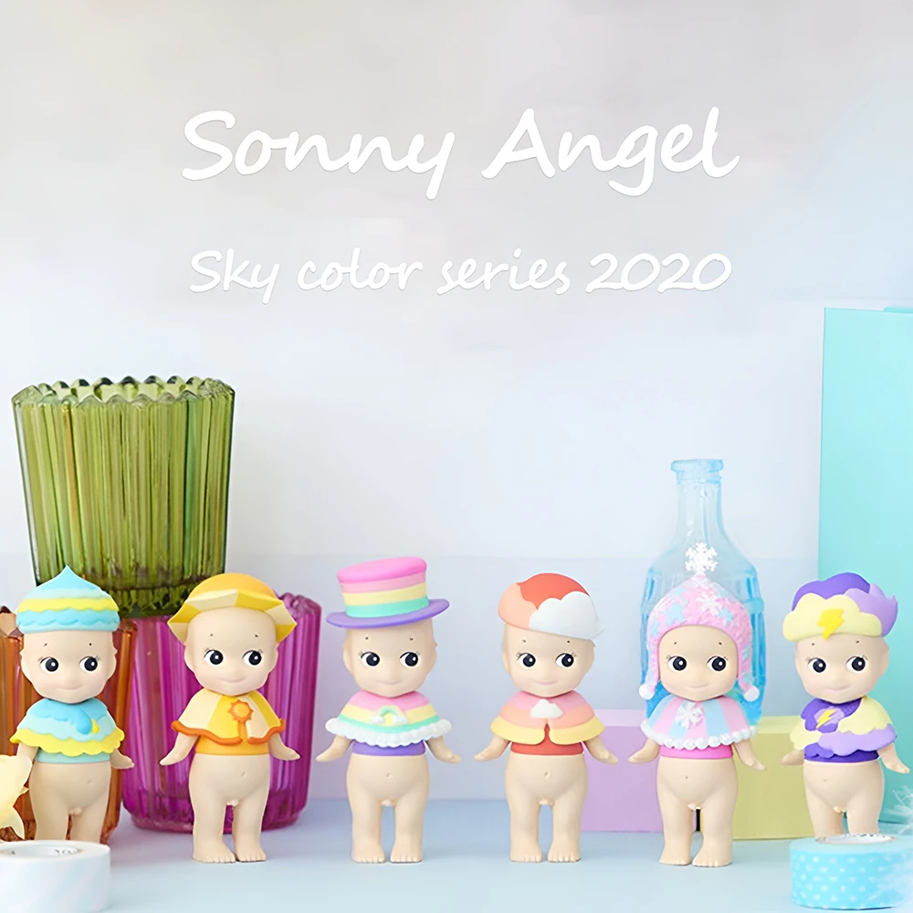 

Sonny Angel Blind Box Special Edition Sky Color Series Toy Cute Doll Mystery Surprise Box Mini Figure Doll Decor Birthday Gifts