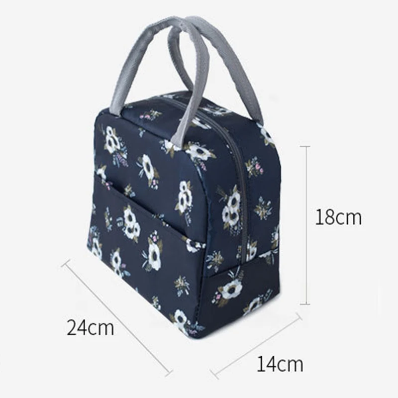 2022 Fashion Canvas Portable Cooler Lunch Bag Thermal Insulated Travel  Print Oxford Food Picnic Lunch Box Bag For Men Women Kids - Lunch Bags -  AliExpress