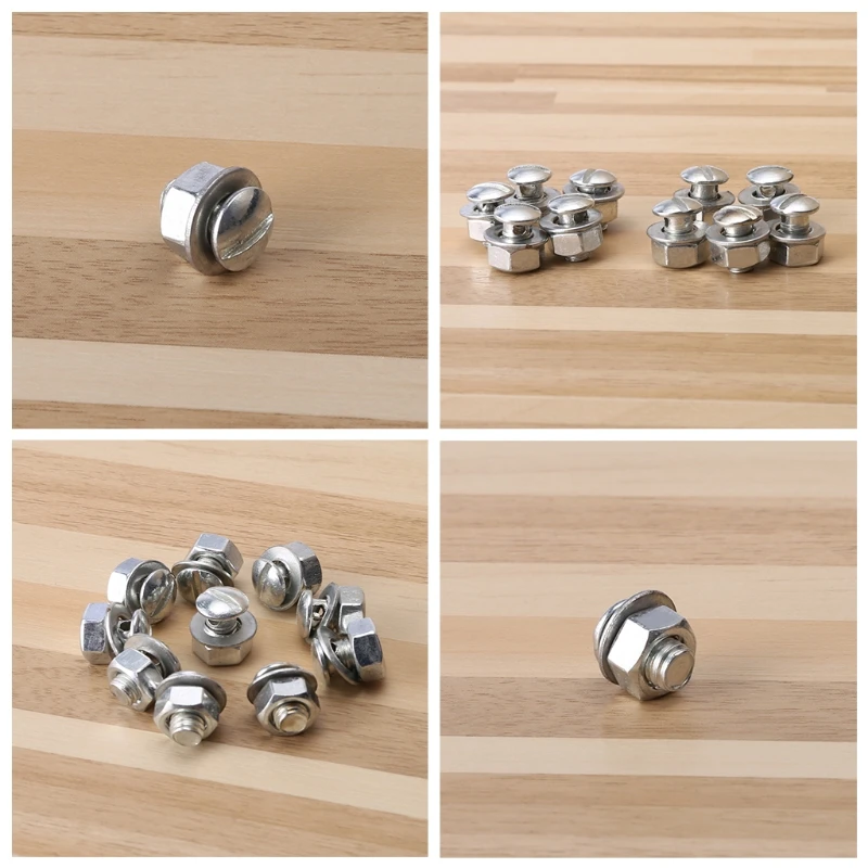 2022 New 10pcs Brake Cable Adjuster Clamp Lock Screw Bolt Bicycle Moped