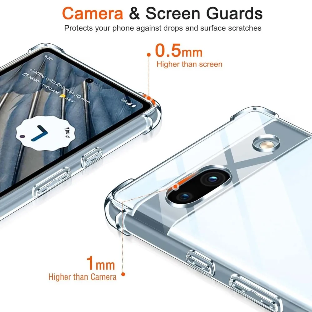 Durable Clear Shockproof Air-Bag Phone Case