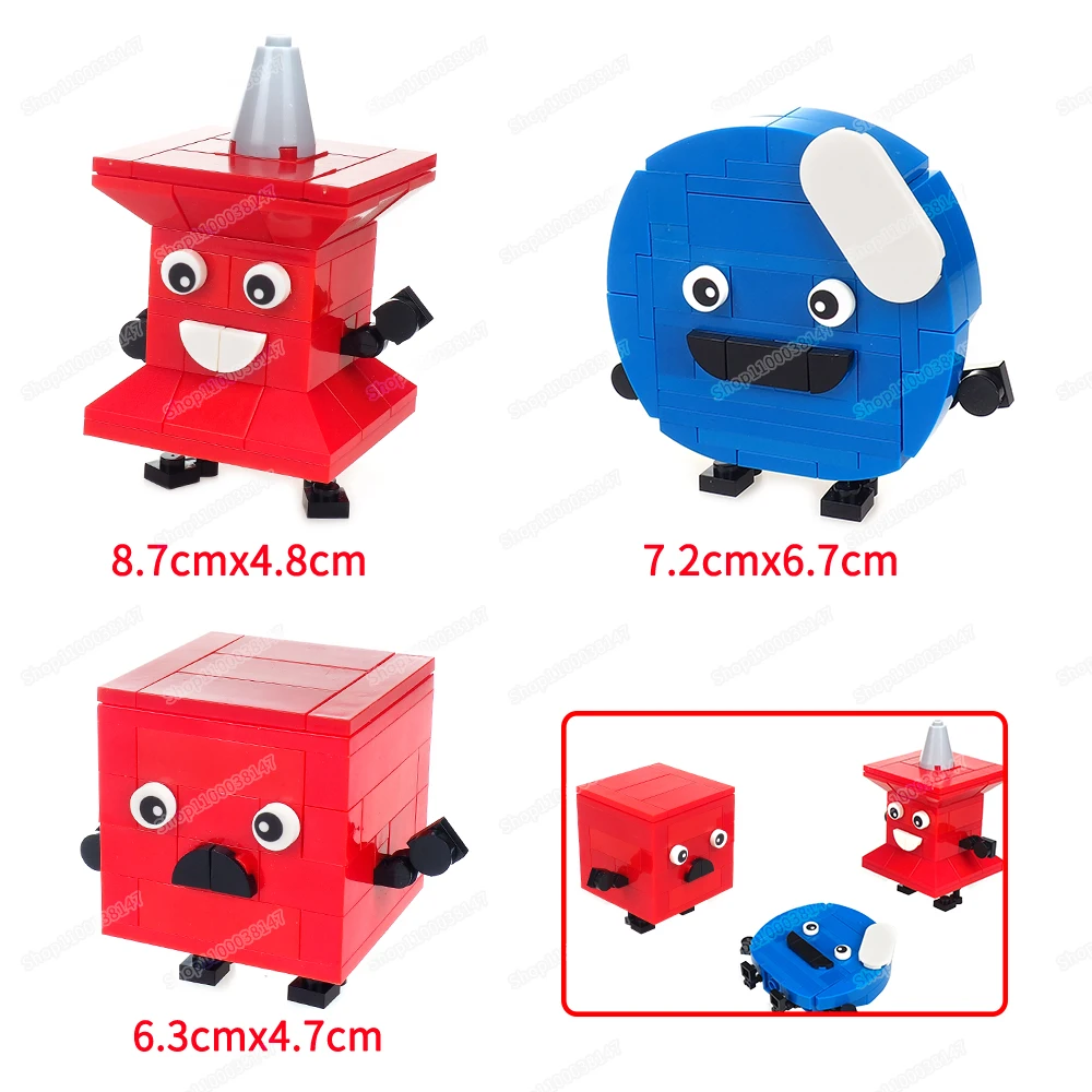 

Materialization Square Dreamy Element Personification Building Block Bubbles Pin Figures Scenes Model Child Gift Educational Toy