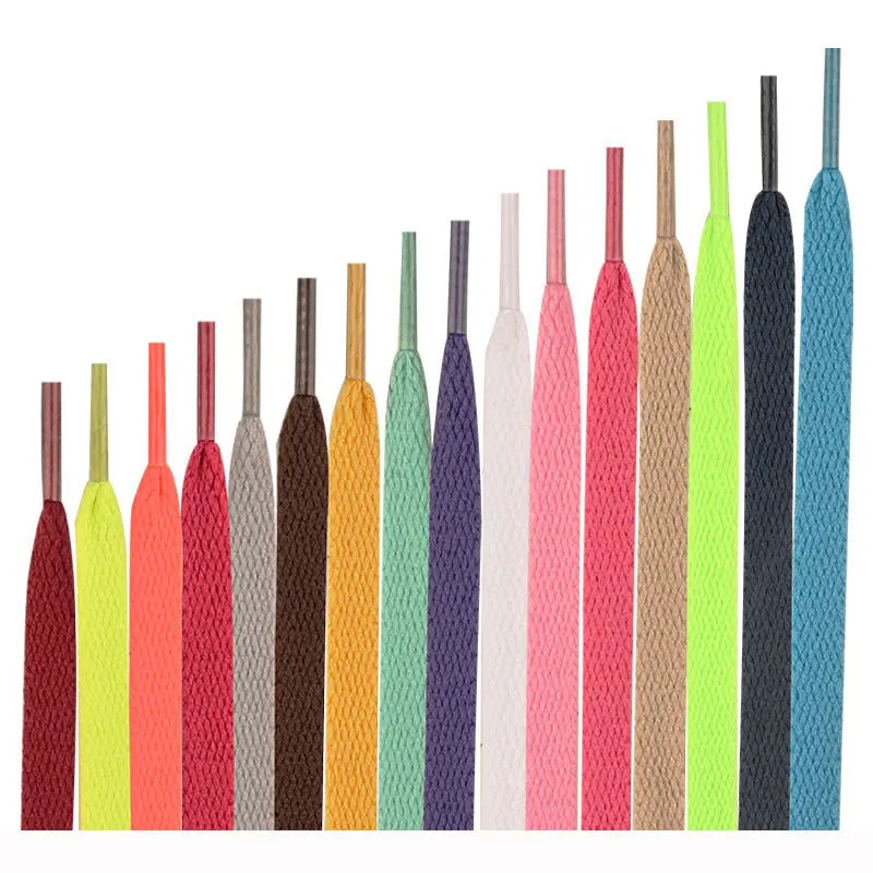 Vibrant Collection of Flat Shoelaces for Sneakers - 26 Color Options