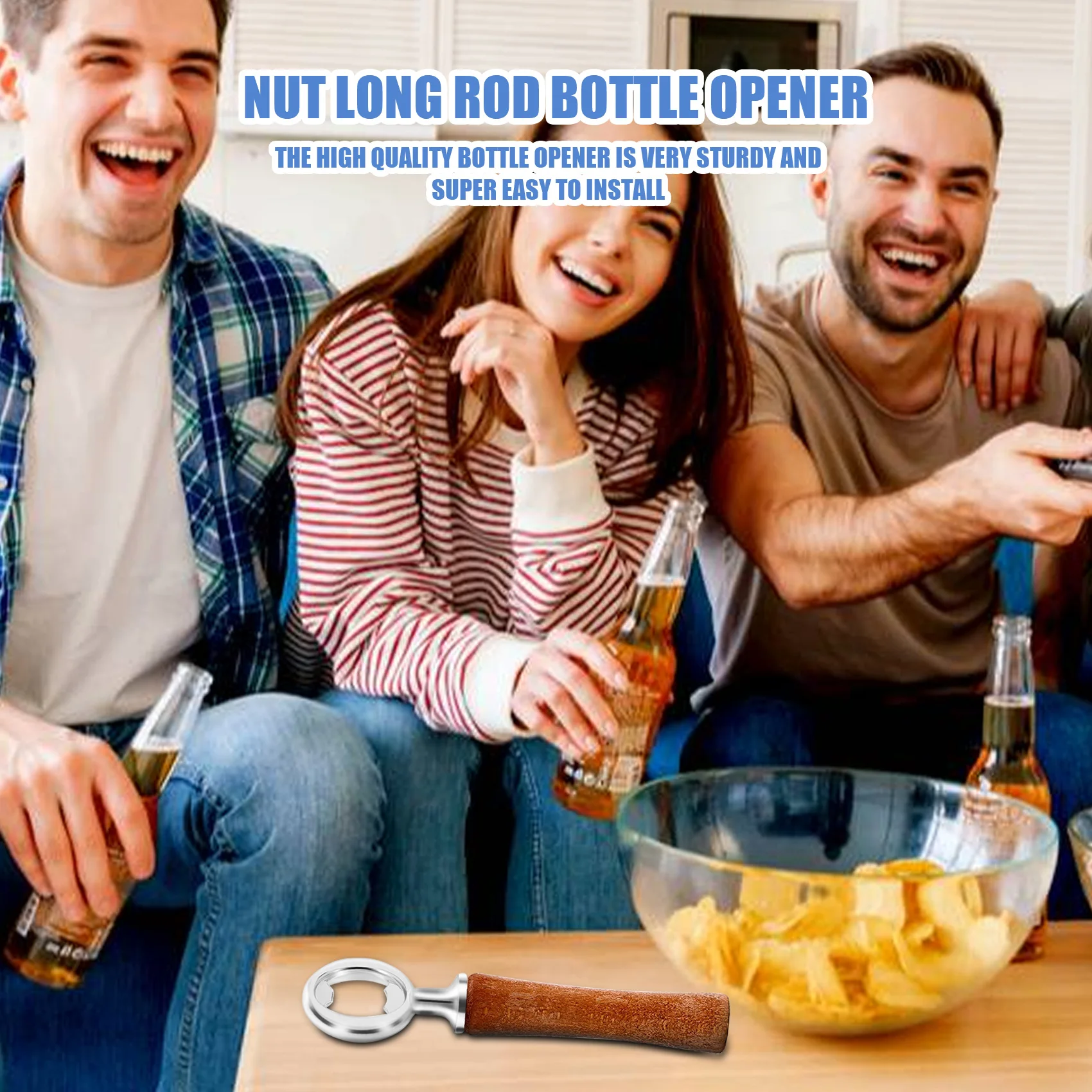 Bottle opener kit 8 Pieces Metal Bottle Opener DIY Craft Beer Blank
