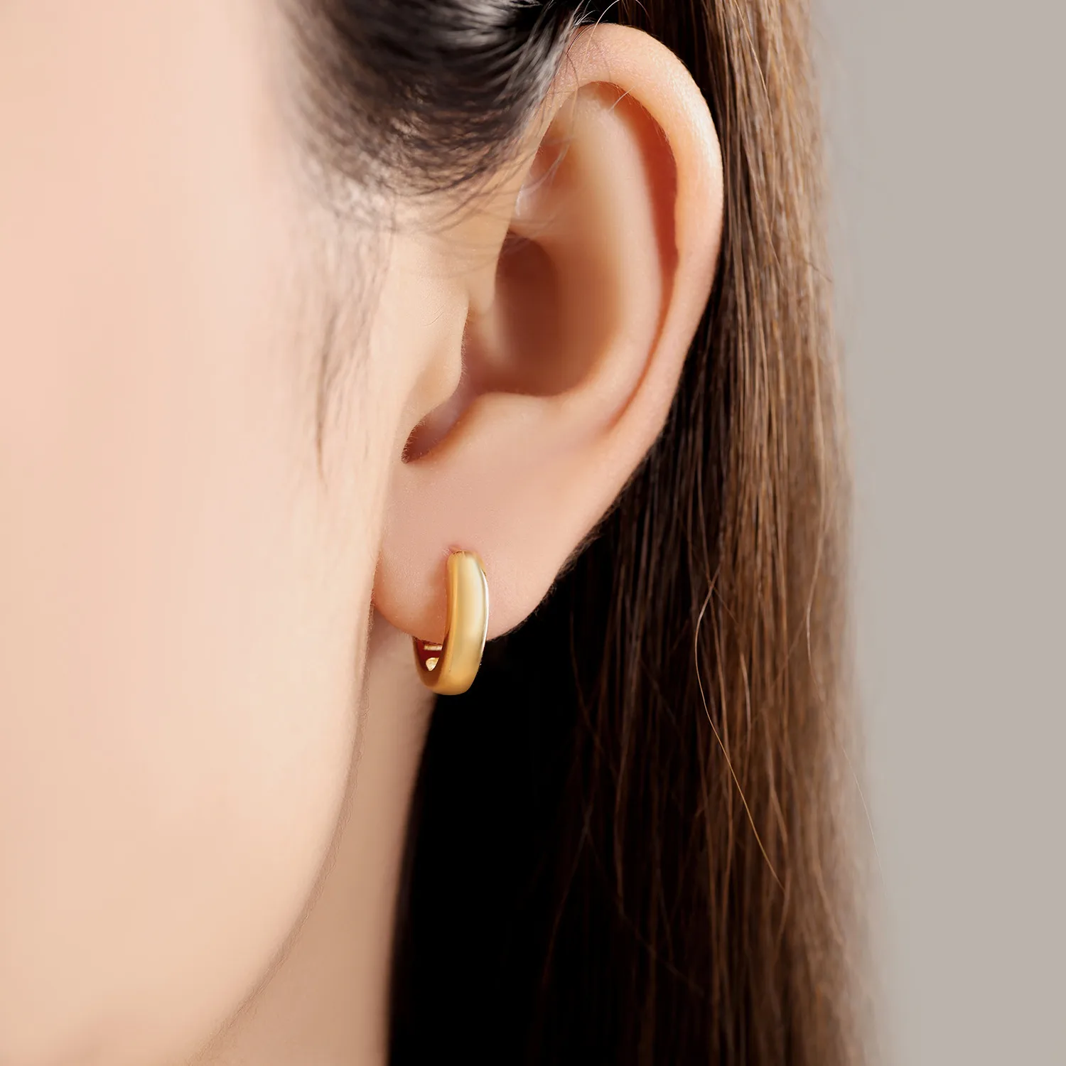 Heiße 18 Stil Sterling Silber goldene Farbe Serie Damen Ohrringe Zirkon runde Creolen feine Hochzeits schmuck Geschenke – Detail 29