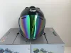Demi-casque de moto RAM3, casque de course, léger, casques d'été, puzzles, etc, noir et blanc