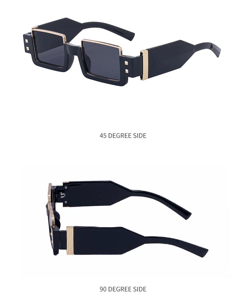 mimiyou Square Warp Sonnenbrille für Herren, hochwertige Outdoor-Brille für Damen, Grace Fashion-Brille, Marke UV400, Brillen mit Sonnenschutz – Detail 16