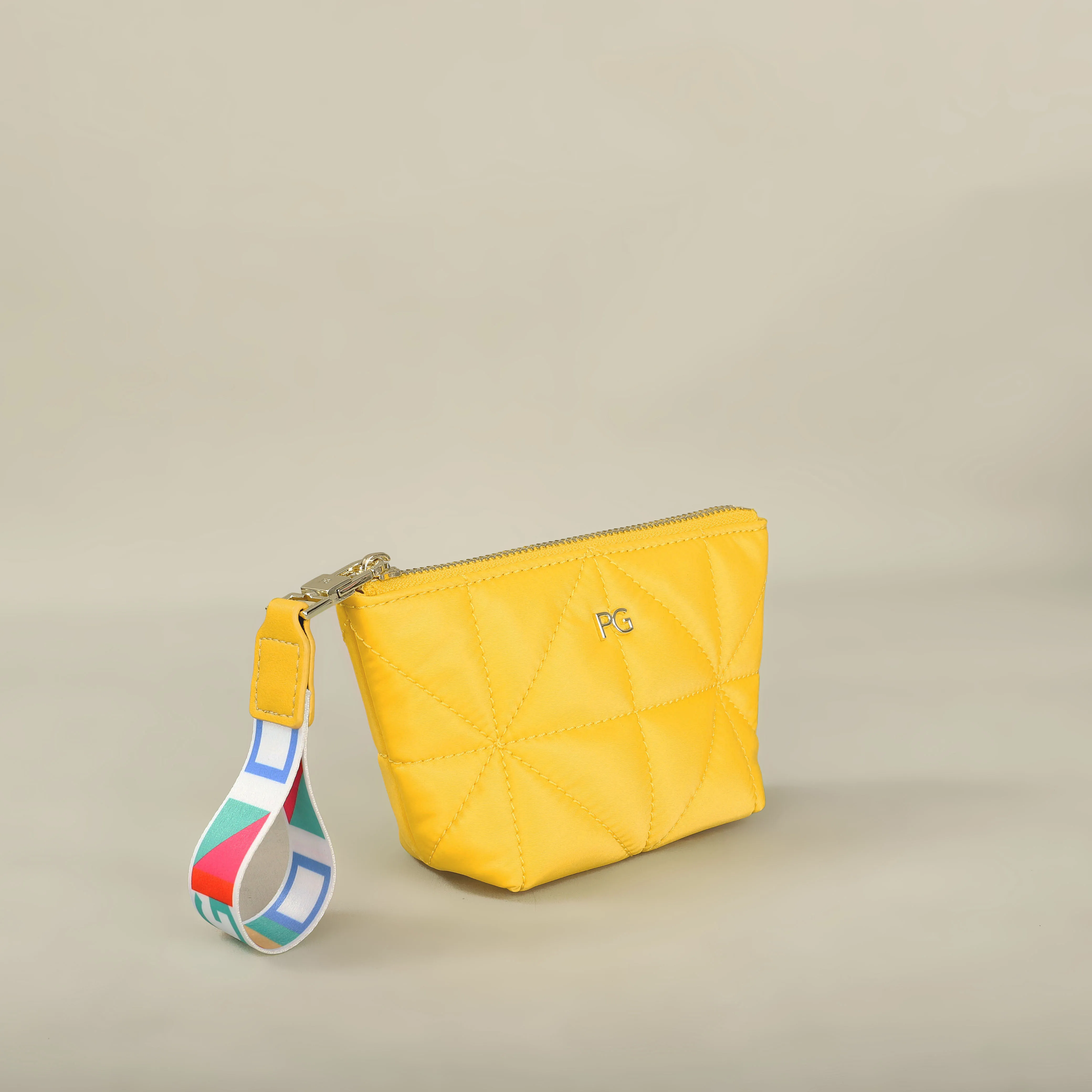 Interior view of waterproof nylon pouch