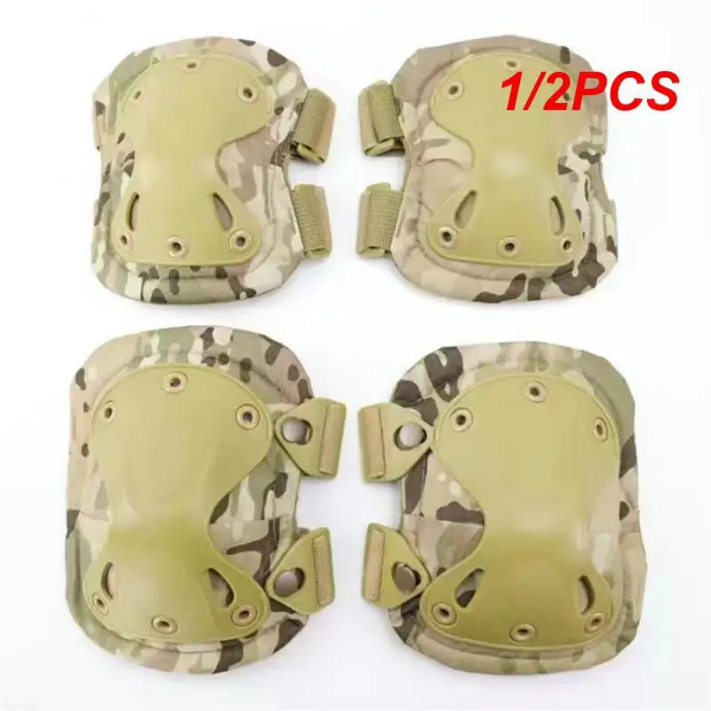 

1/2PCS Tactical Knee Pad Elbow CS Military Protector Army Airsoft Hunting Kneepad Safety Gear Knee Protective Pads Camping