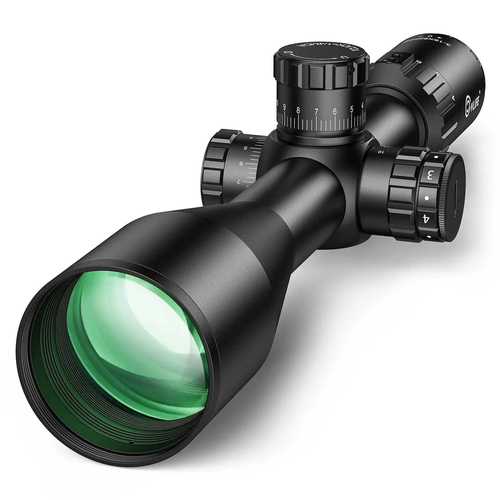 BearPower FFP Scope First Focal Plane Scope MOA Illuminated Reticle Zero Stop and Reset Parallax Adjustment 30mm Tube with