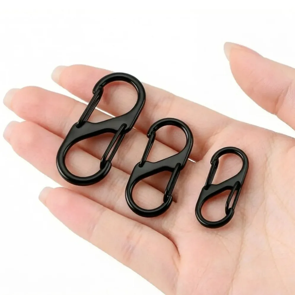 Mini S Carabiner Keychain Clips 2