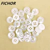 30/50pcs 11mm 4 Hole Pearl Resin Buttons Sewing Scrapbooking Clothing Home Crafts Handmade Accessories Card Making DIY Decor 6
