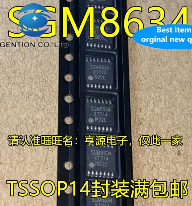 

20pcs 100% orginal new SGM8634 SGM8634XTS14 SGM8634XTS14/TR low noise operational amplifier chip
