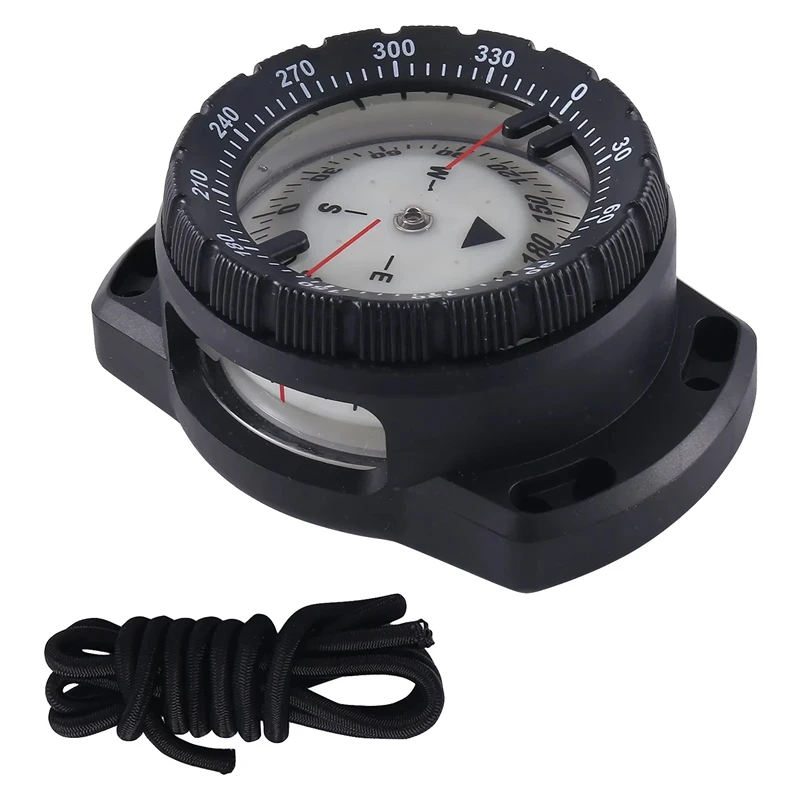 

1Set Elastic Rope Diver Underwater Direction Watch Equipment Accessory ABS+Glass