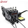 JCD 750W Soldering Station 2 IN 1 Hot Air Gun LCD Dual Digital Display Electric Soldering Iron SMD Welding Rework Station 8586D 6