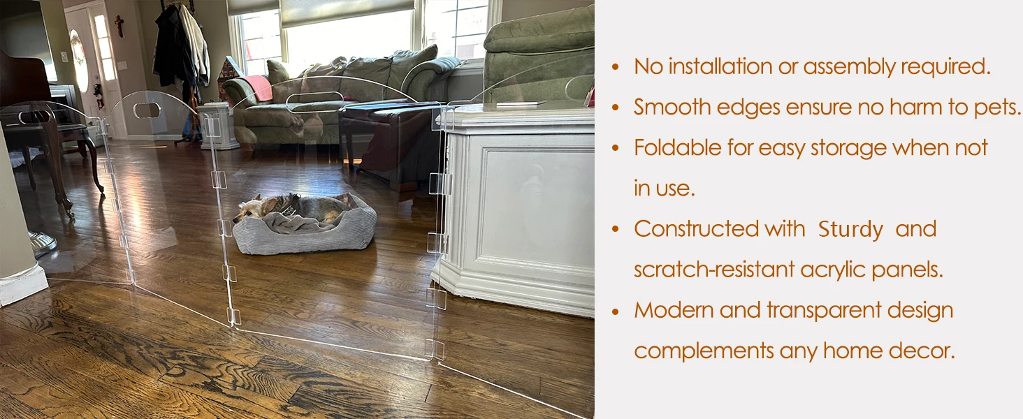 Freestanding Dog Gates for Doorways